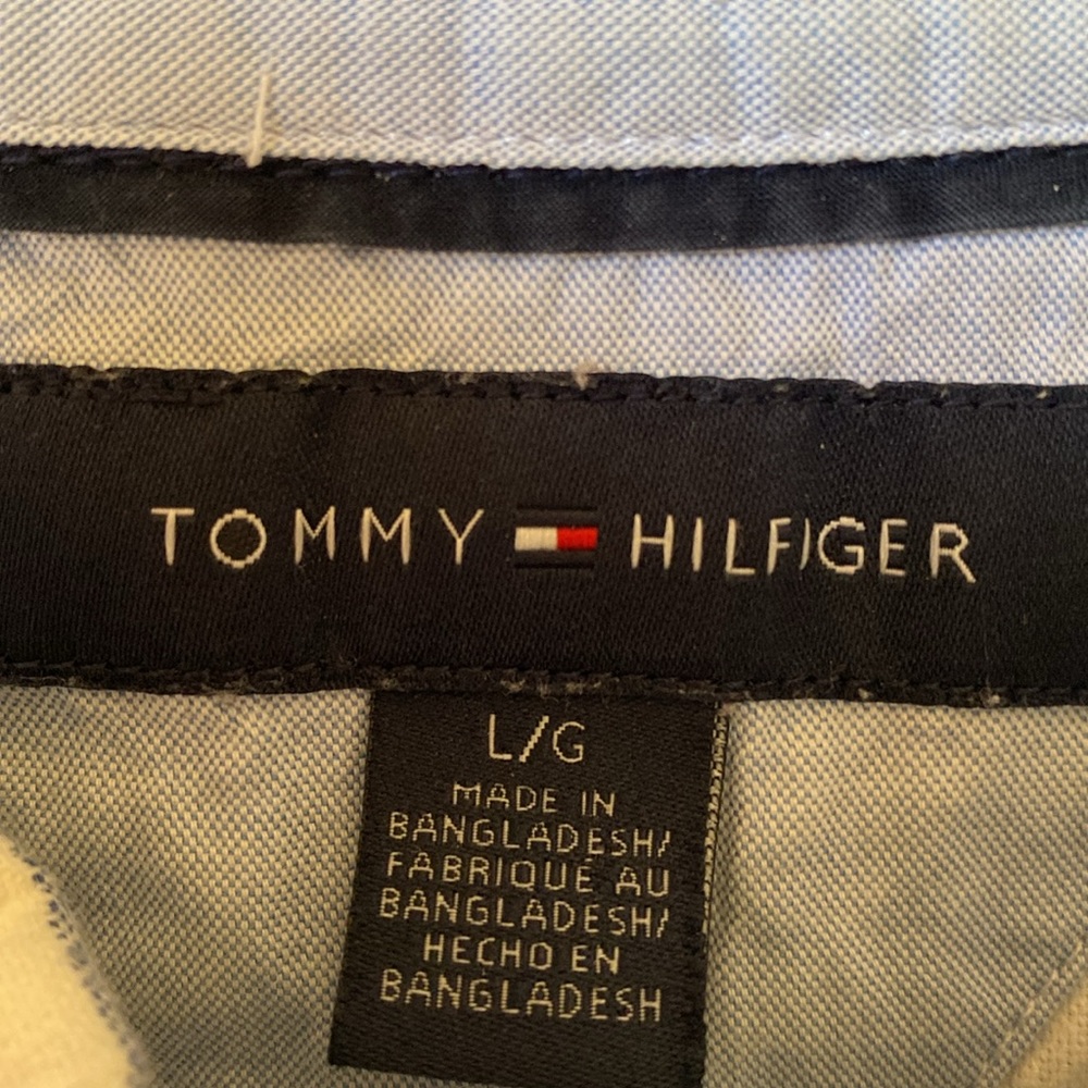 Men’s Tommy Hilfiger Short Sleeve Short - Blue/White - Large - Picture 3 of 5